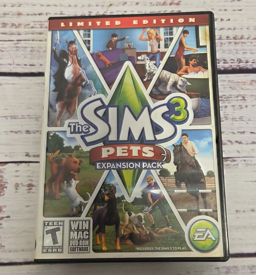 Sims 3 Pets Limited Edition Expansion Pack PC/Mac Untested
